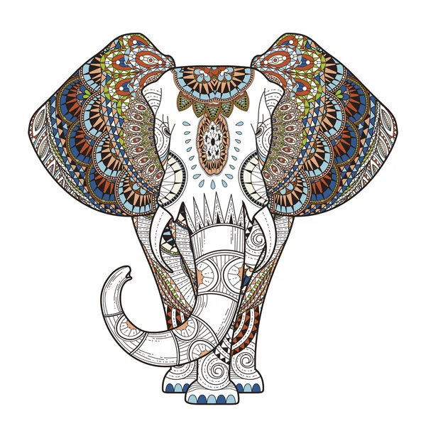 Anmutiger Elefant — Stockvektor