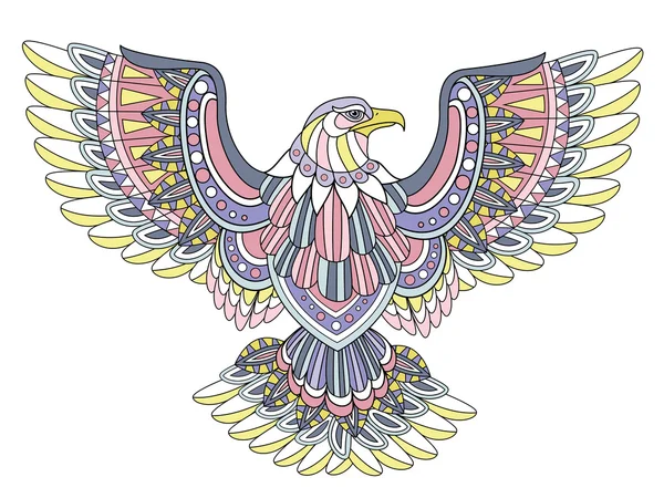 Fliegender Adler — Stockvektor
