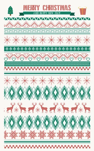 Christmas pattern design — Stock Vector