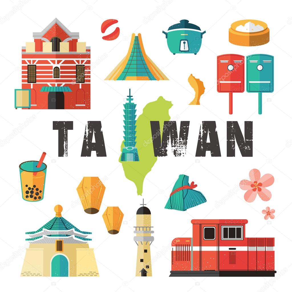 Taiwan travel concept