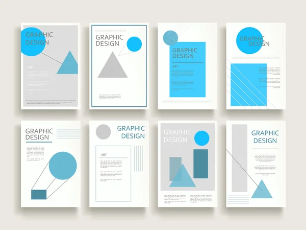 Modèle de brochure moderne — Image vectorielle