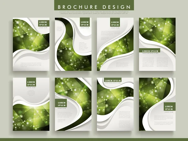 Magnifique modèle de brochure — Image vectorielle