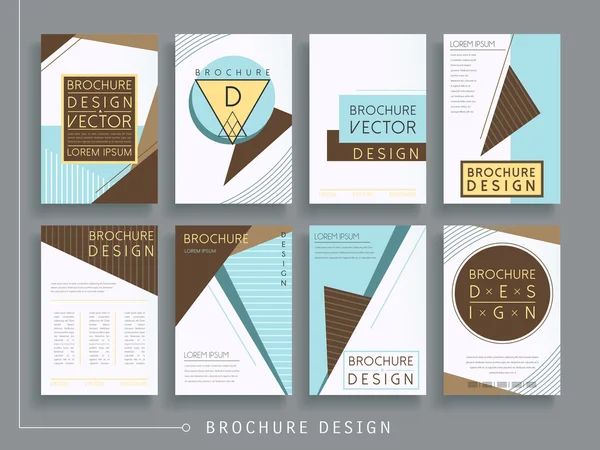Modèle de brochure moderne — Image vectorielle