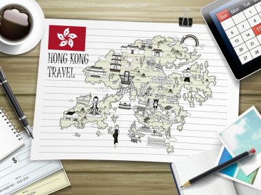 Hong Kong seyahat haritası