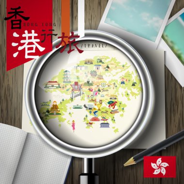 Hong Kong seyahat poster