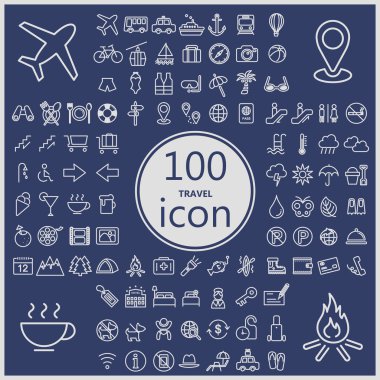 kavram Icons collection seyahat