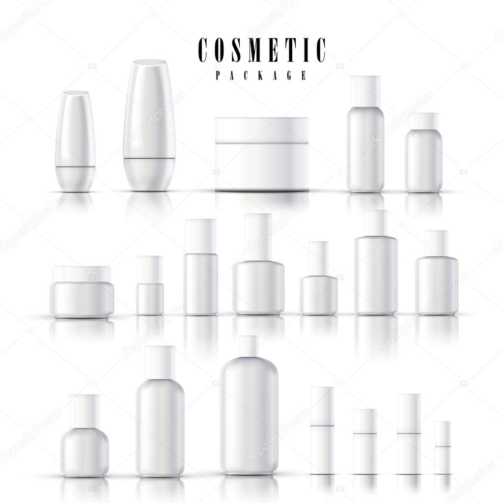 blank cosmetic package collection 