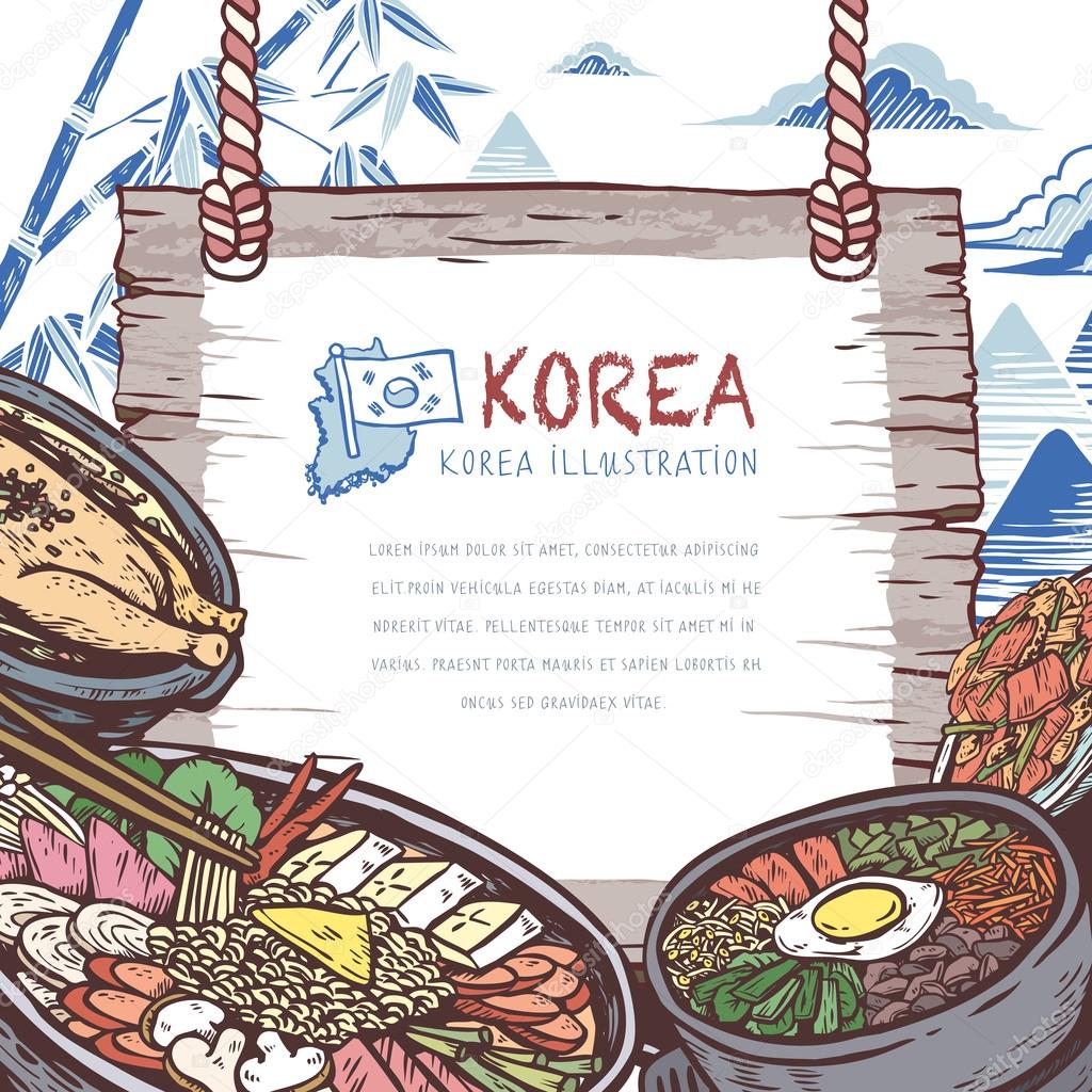 mouth-watering Korean food