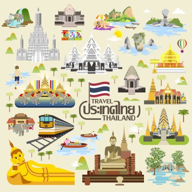 Tayland seyahat koleksiyonu