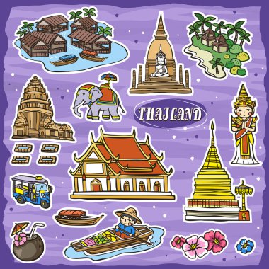 Tayland seyahat koleksiyonu