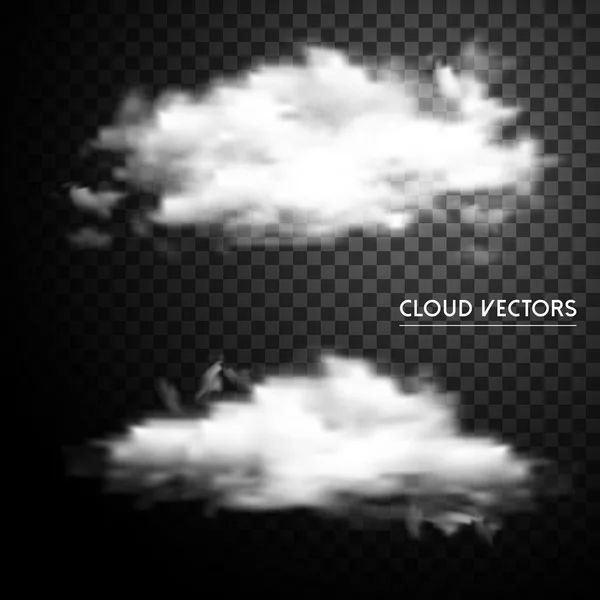 Koleksi elemen awan - Stok Vektor