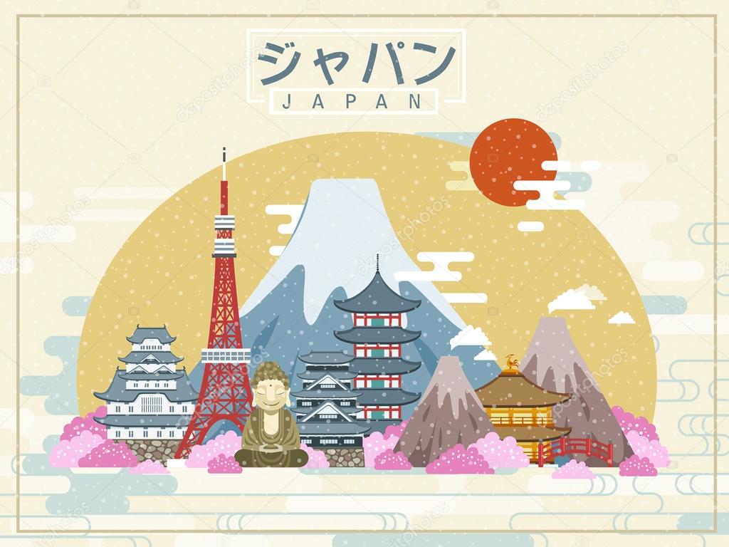 lovely Japan travel poster 