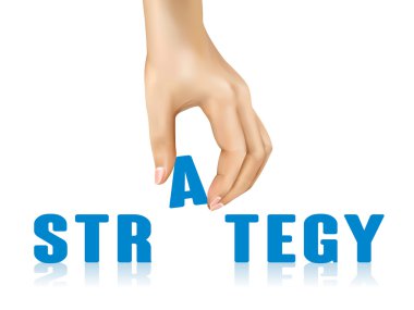 Strateji kelime el ile alınıyor 