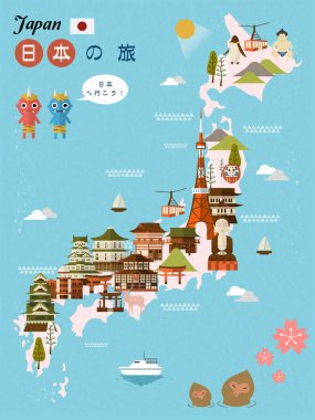 güzel Japonya seyahat poster