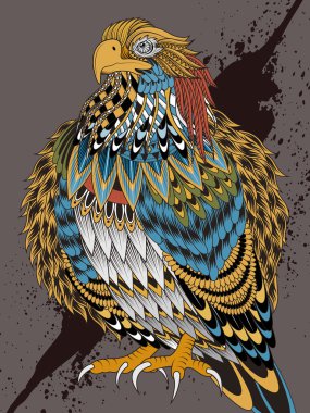 sayfa boyama kartal heybetli