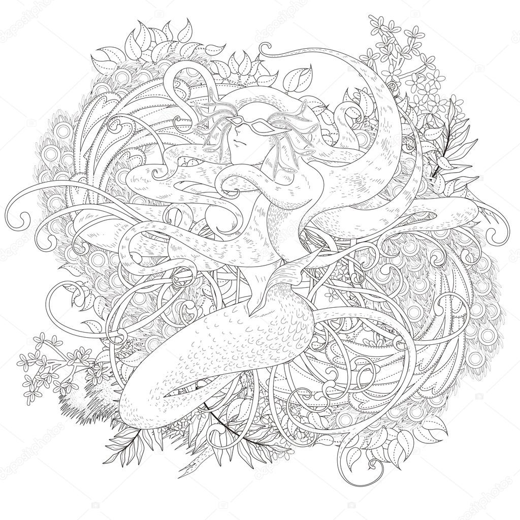 Featured image of post Realistic Merman Coloring Pages - Kids should feel free to add their bits to this beautiful scenery.