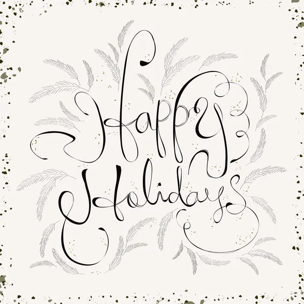 Joyeux Noël calligraphie design — Image vectorielle