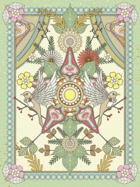 çekici çiçek boyama sayfası