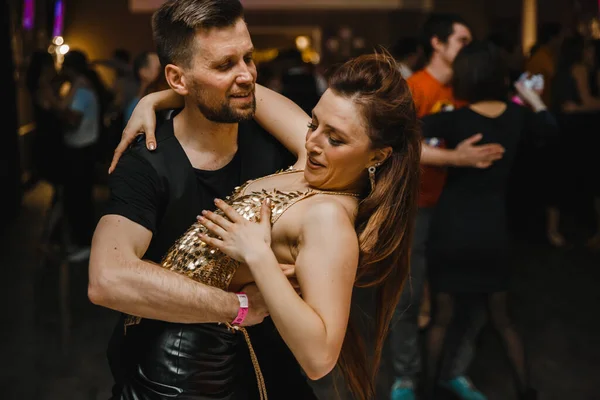 Kharkiv Oekraïne 2020 Dansers Dansen Tijdens Coronavirus Feest — Stockfoto