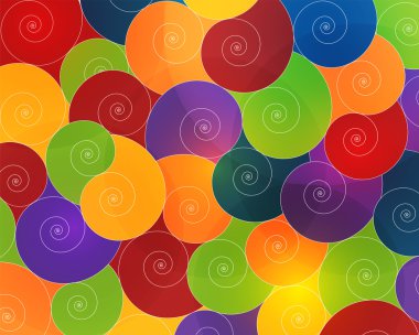 spiraller çeşitli arka plan