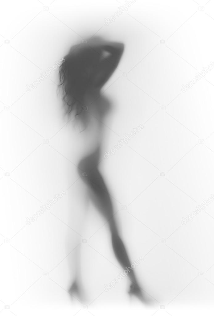 Beautiful and sexy woman body silhouette