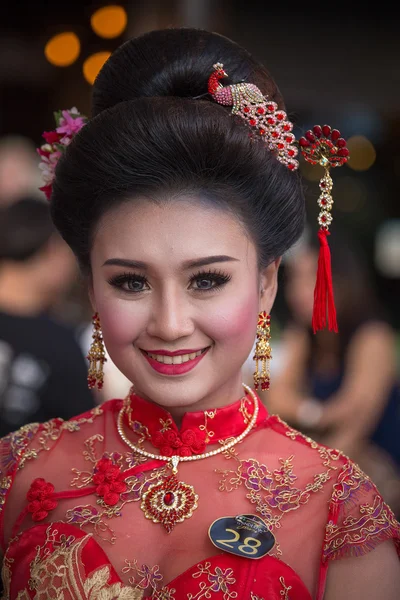 Portrait thai girl. Bangkok, Thailand — Stock Photo, Image