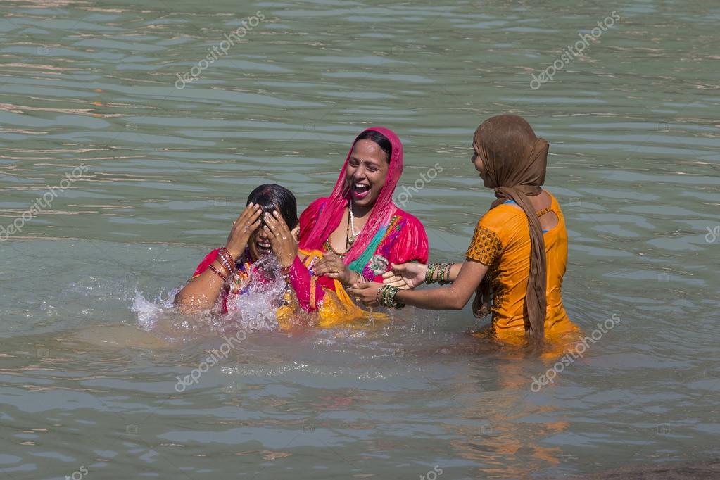 Indian Bathing