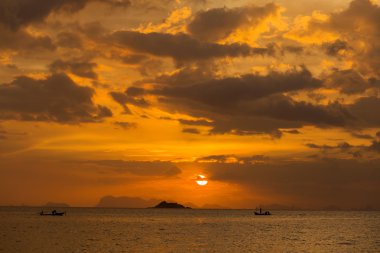 Günbatımı Koh Samui, Tayland