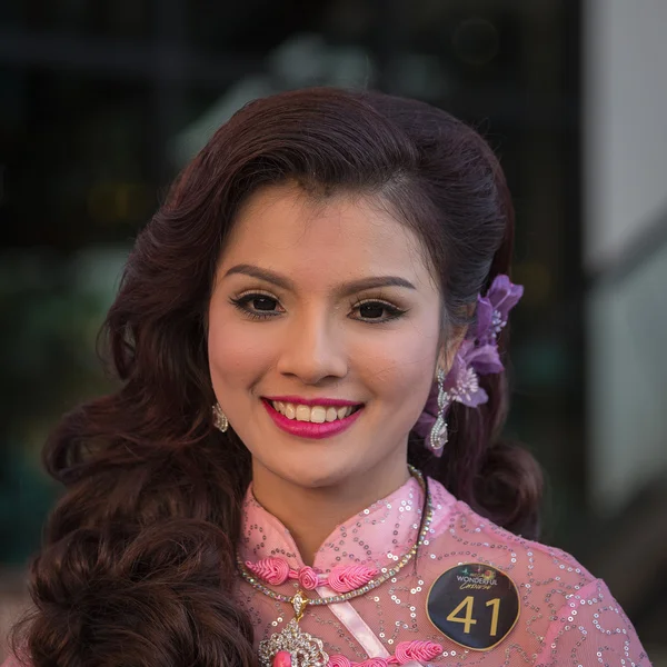 Ritratto ragazza tailandese. Bangkok, Thailandia — Foto Stock