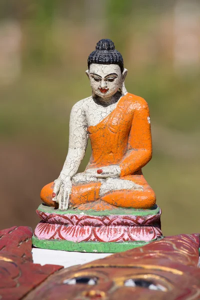 Hand made souvenirs on the market in Inle Lake. Myanmar — Stock Photo, Image