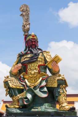 Guan Yu adası Koh Samui, Tayland için Çin heykeli