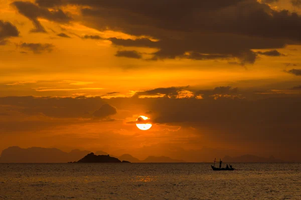 Sunset in Koh Phangan, Thailand — Stock Photo, Image