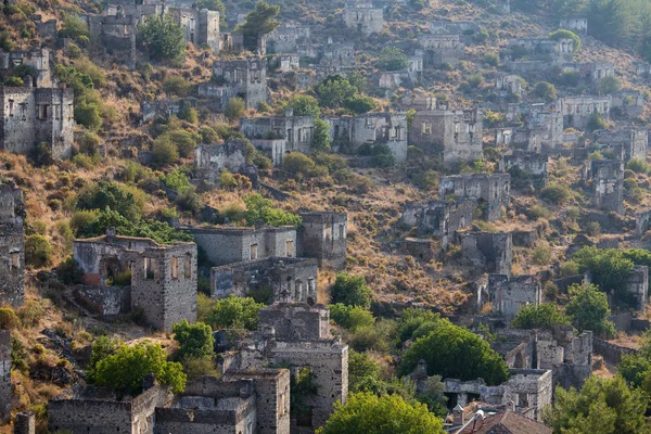 Ancient ruins of Kayakoy, Fethiye. Turkey — Stock Photo, Image