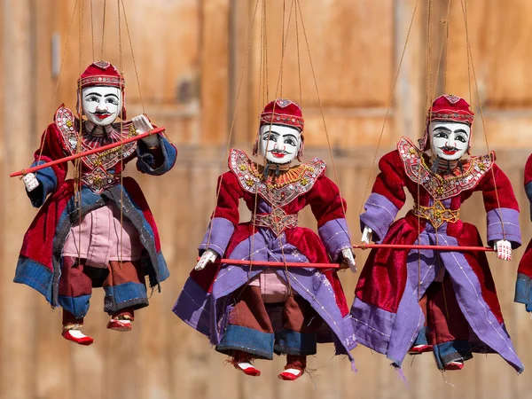 String Puppet Myanmar traditie poppen — Stockfoto