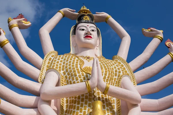 Tanrı heykeli Guan Yin, adası Koh Samui Tayland — Stok fotoğraf