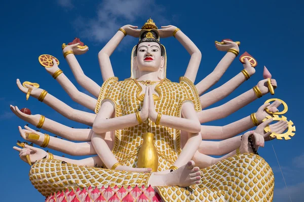 Estatua de Dios Guan Yin, Isla Koh Samui en Tailandia —  Fotos de Stock