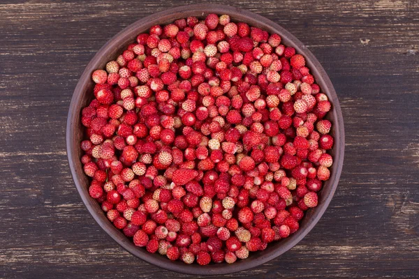 Frische, reife Erdbeeren, Waldbeeren — Stockfoto