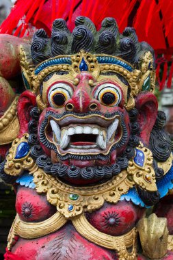 Bali dili Tanrı heykeli Merkezi Bali tapınak. Endonezya