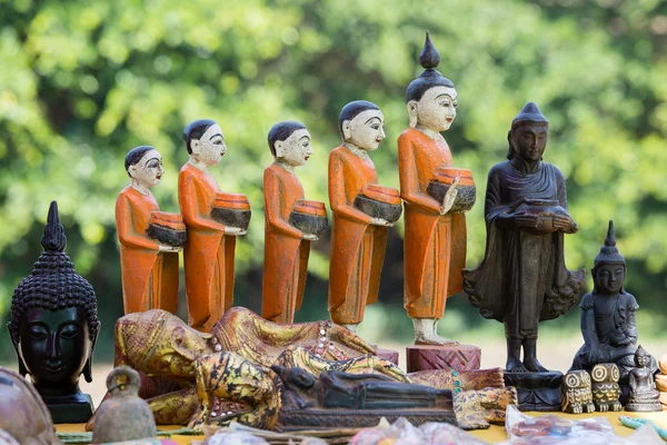手工制作的纪念品，在缅甸，缅甸 — 图库照片