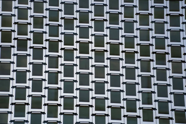 Höga Glas Skyskrapor Gatorna Singapore Närbild — Stockfoto