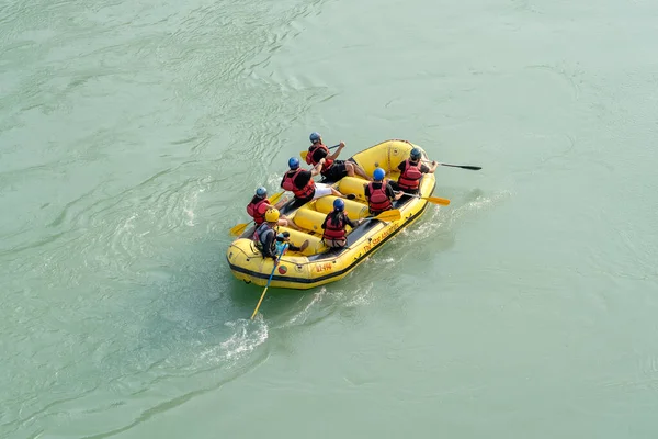 Rishikesh India Noviembre 2018 Rafting Río Ganges Rishikesh India Del —  Fotos de Stock