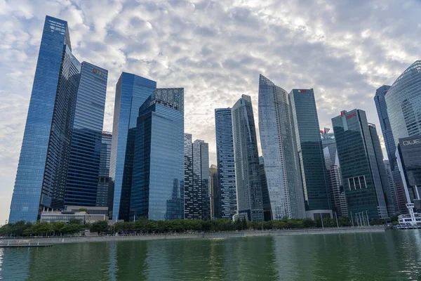 Singapore City Singapore Μαρτιου 2019 Σινγκαπούρη Ουρανοξύστες Στον Κόλπο Της — Φωτογραφία Αρχείου