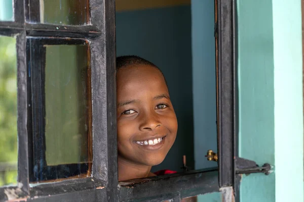 Arusha Tanzania December 2019 Unidentified African Boy Local School Arusha — Stock Photo, Image