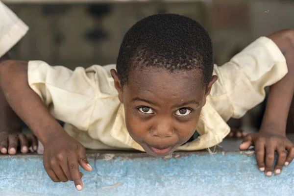 Zanzibar Tanzania January 2020 Unidentified African Children Local School Lesson — Stock Photo, Image