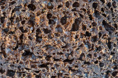 Soyut arkaplan ya da doku ev yapımı siyah ekmek, yakın plan, üst görünüm