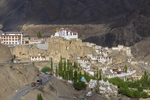 Lamayuru Gompa Ladakh India June 2015年6月15日 印度北部 拉达克 喜马拉雅山 古佛教修道院Lamayuru — 图库照片