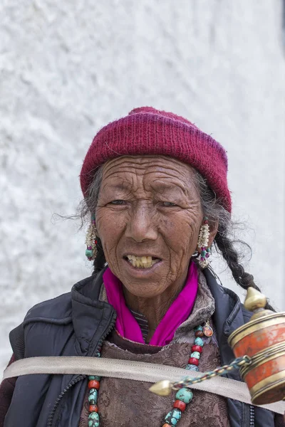 Lamayuru Gompa Ladakh India Junio 2015 Vieja Budista Calle Junto —  Fotos de Stock