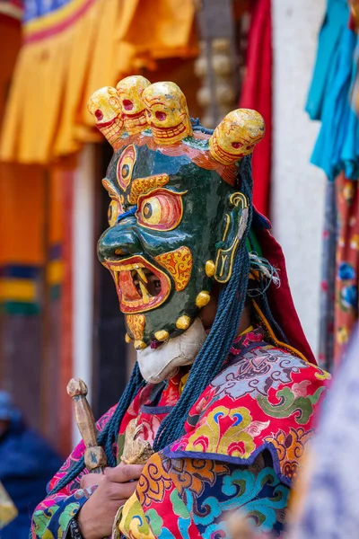 Lamayuru Gompa Ladakh India Junio 2015 Lamas Budistas Vestidos Con —  Fotos de Stock