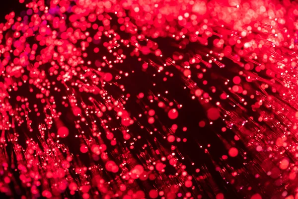 Sfondo Astratto Luci Sfocate Con Effetto Bokeh Rosso Glitter Vintage — Foto Stock