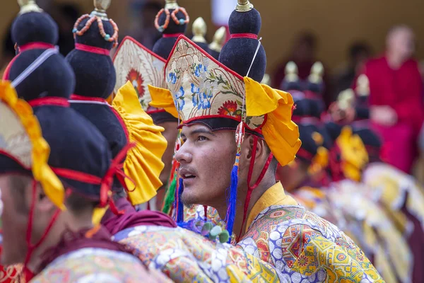 Ladakh Noord India Juni 2015 Tibetaans Boeddhistische Monnik Neemt Deel — Stockfoto
